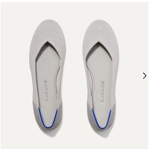 Rothy’s Flat Round Toe Gray Quartz Ballet Flat